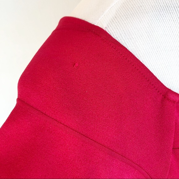 Bisou Bisou Red Hot Pink Sheath Cap Sleeve Dress, size 14 - Picture 7 of 8